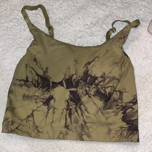 Crop top with built in bra